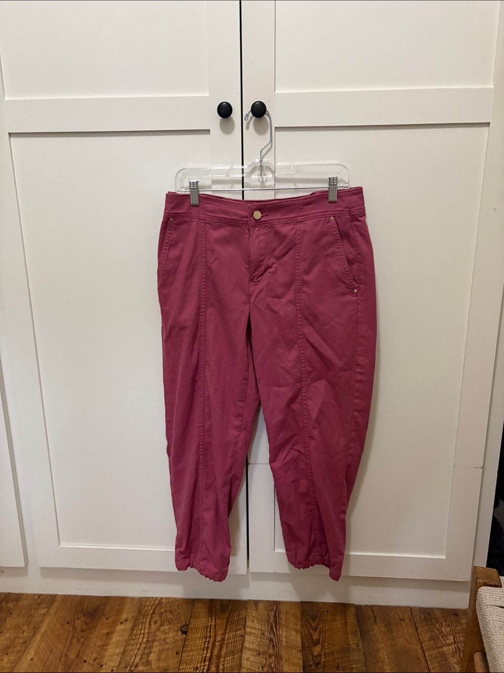 Cropped Pink-Magenta Joggers